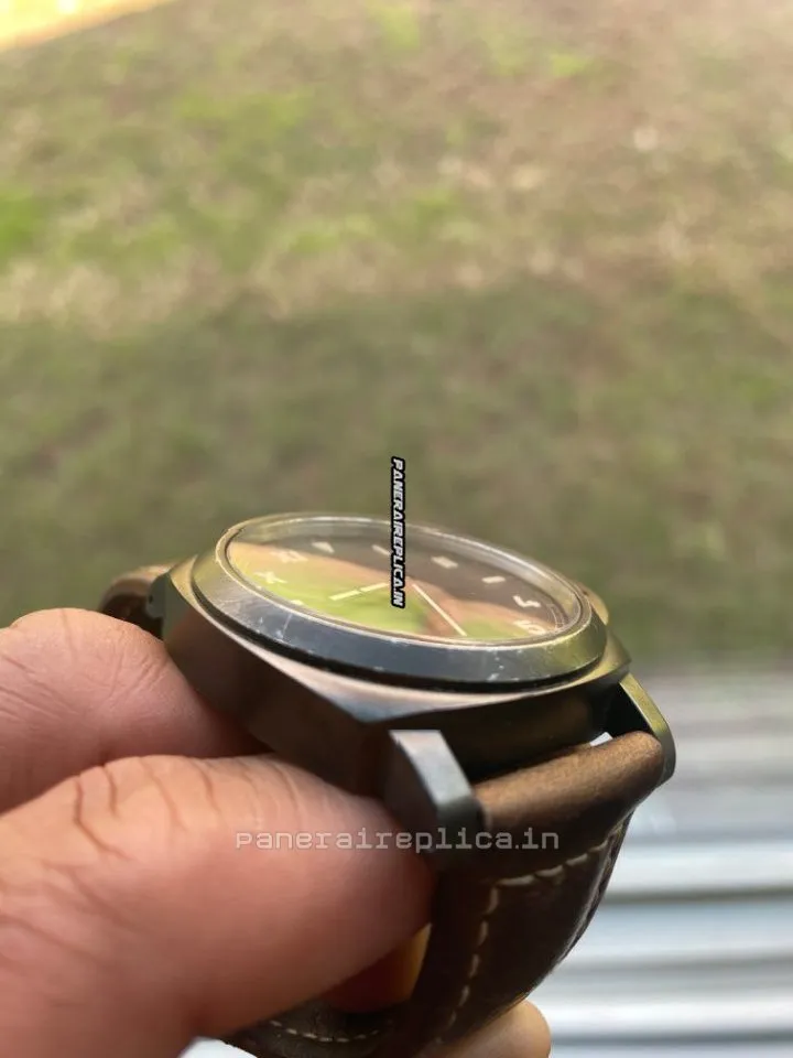 Alternative view of Terrific Copies Panerai Luminor 44mm Titanium Case Mens/unisex Manual Winding Watch