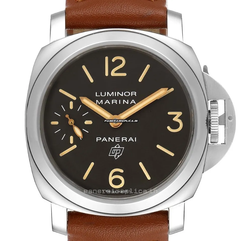 Alternative view of Lovely Replicas Panerai Luminor Marina 44mm Steel Case Mens/unisex Manual Winding Watch