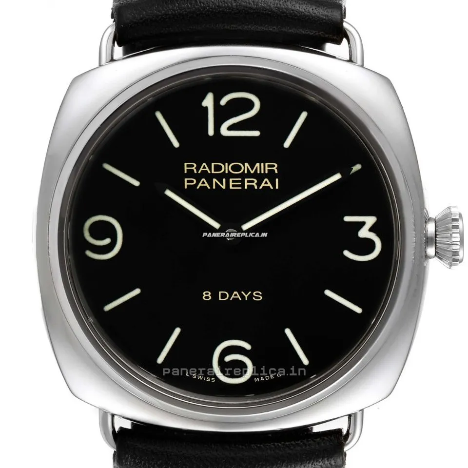 Alternative view of Durable Copies Panerai Radiomir 8 Days Gmt 45mm Steel Case Mens/unisex Manual Winding Watch