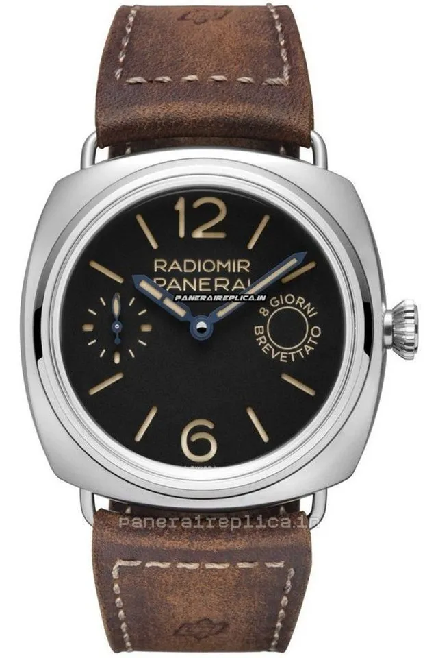 Incredible Replica Panerai Radiomir 8 Days Gmt 45mm Steel Case Mens/unisex Manual Winding Watch