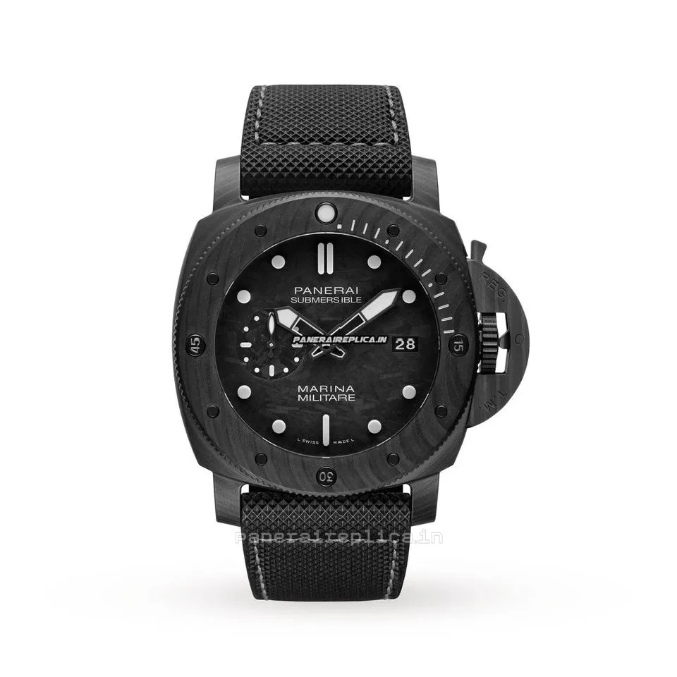 Ideal Replica Panerai Luminor Submersible 47mm Carbon Case Mens/unisex Automatic Watch