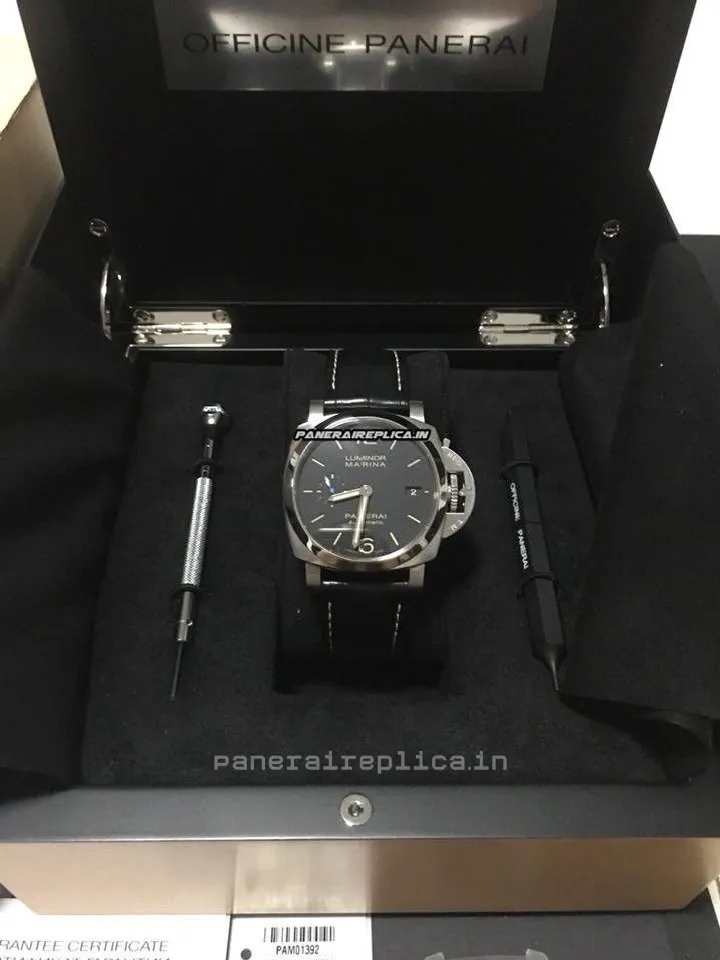Alternative view of Affordable Imitation Panerai Luminor Marina 42mm Steel Case Mens/unisex Automatic Watch