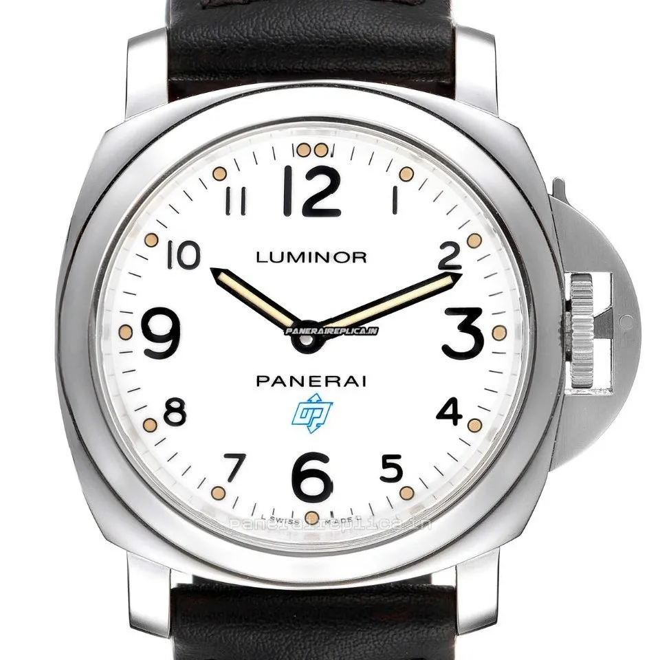 Good Knockoff Panerai Luminor Base 44mm Steel Case Mens/unisex Manual Winding Watch