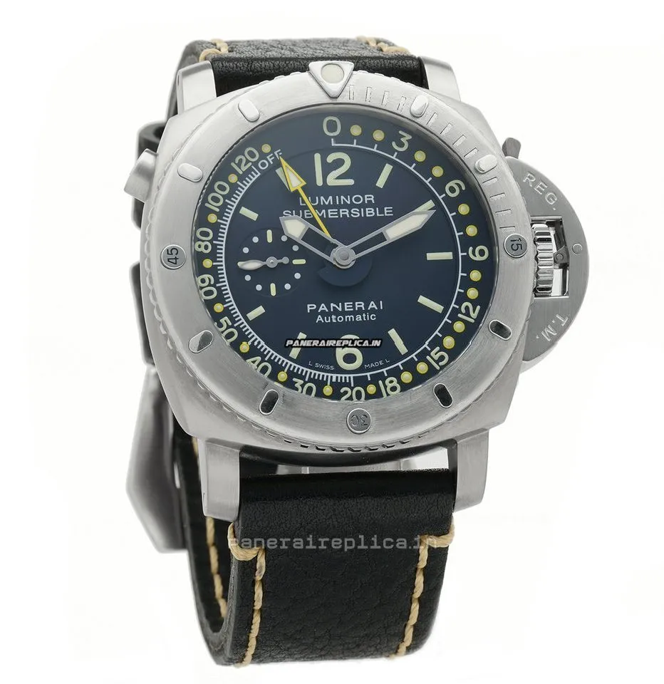 Alternative view of Reliable Fakes Panerai Special Editions 47x57mm Titanium Case Automatic Watch