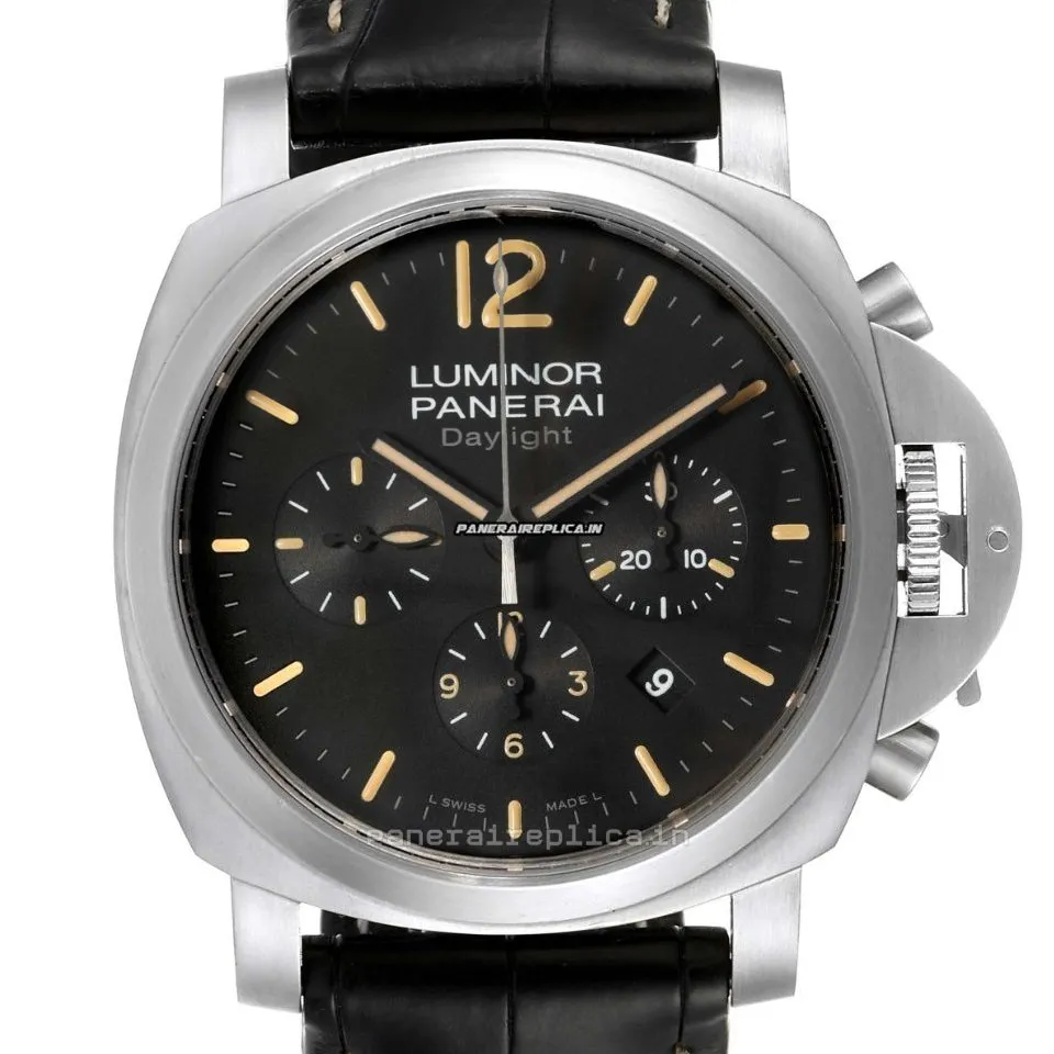 Attractive Replica Panerai Luminor Chrono 44mm Steel Case Mens/unisex Automatic Watch