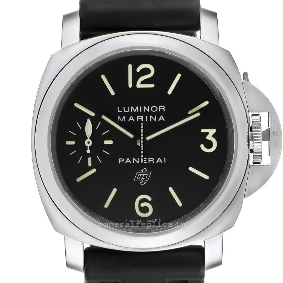 Alternative view of Pleasing Replica Panerai Luminor Marina 44mm Steel Case Mens/unisex Manual Winding Watch