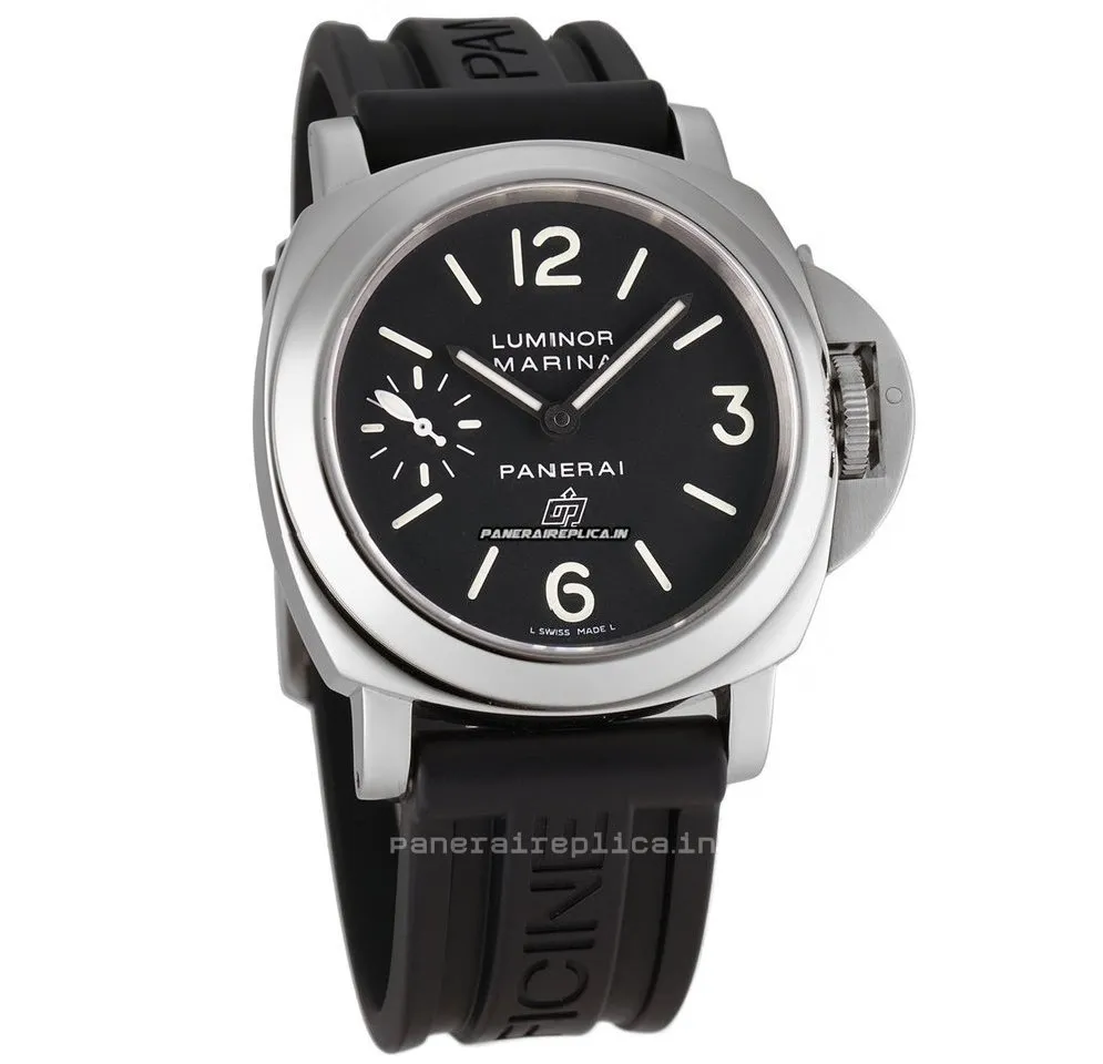 Alternative view of Marvellous Copy Panerai Luminor Marina 44x53mm Steel Case Manual Winding Watch