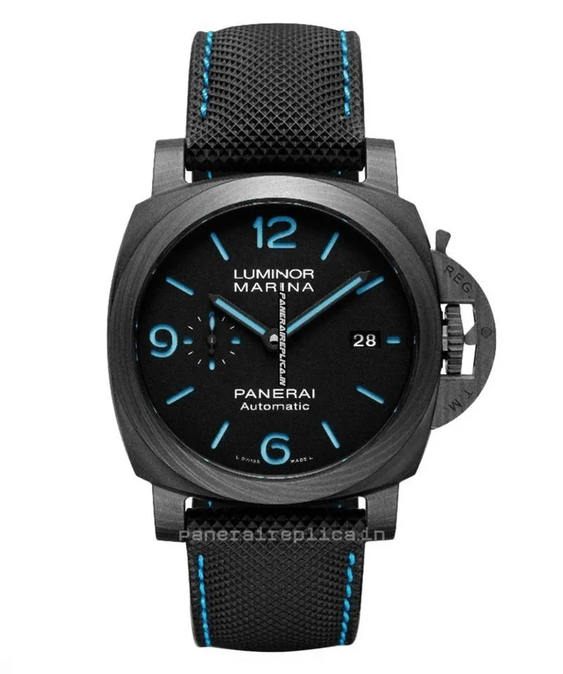 Epic Fake Panerai Panerai Watches 44mm Carbon Case Mens/unisex Automatic Watch