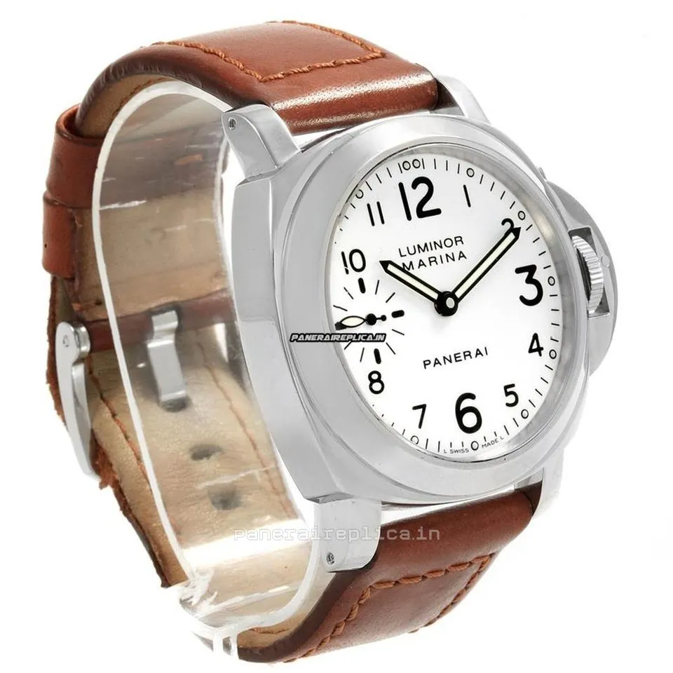 Alternative view of Best Clone Panerai Luminor Marina 44mm Steel Case Mens/unisex Manual Winding Watch