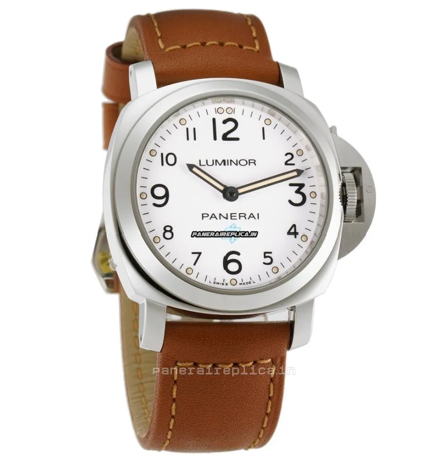 Alternative view of 1:1 Replica Panerai Luminor Base 44x54mm Steel Case Manual Winding Watch