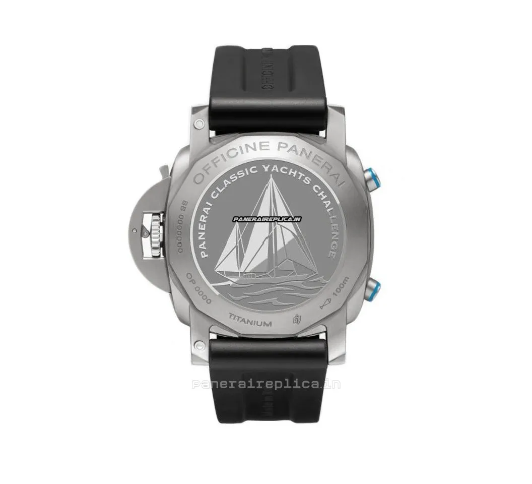 Alternative view of Mind-boggling Copy Panerai Luminor 44mm Titanium Case Automatic Watch