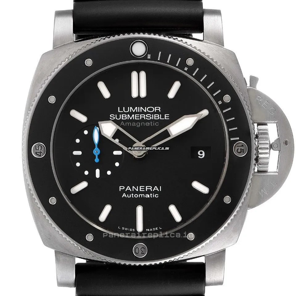 Alternative view of Inexpensive Fake Panerai Luminor Submersible 47mm Titanium Case Mens/unisex Automatic Watch