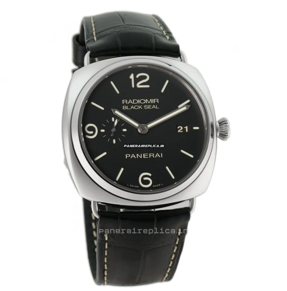 Alternative view of Cool Replica Panerai Radiomir Black Seal 45x48mm Steel Case Automatic Watch