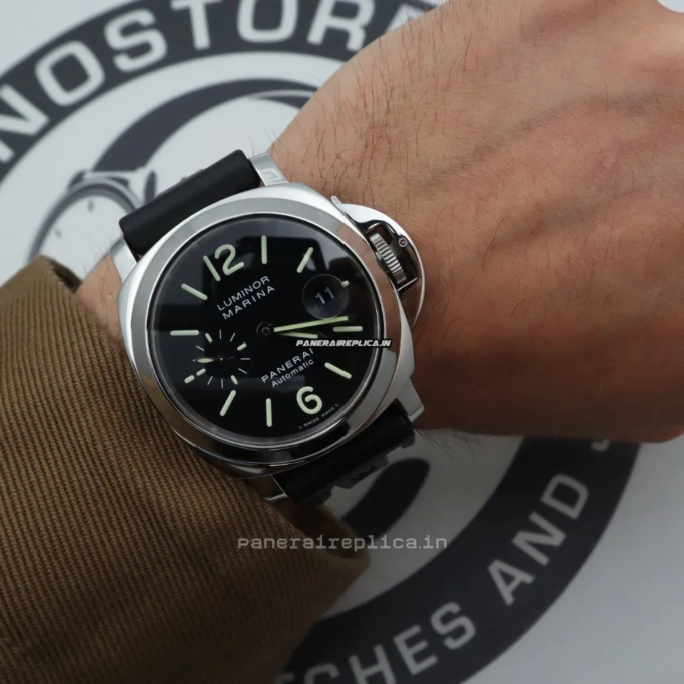Alternative view of Lovely Replica Panerai Luminor Marina 44mm Steel Case Mens/unisex Automatic Watch