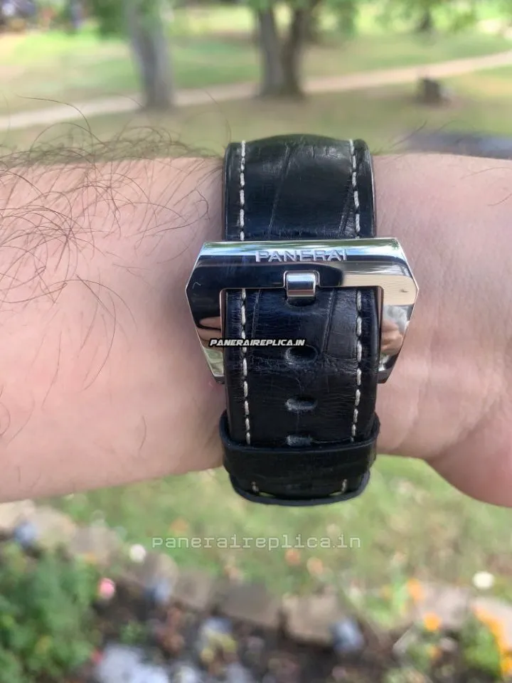 Alternative view of Swiss Copies Panerai Special Editions 44mm Steel Case Mens/unisex Manual Winding Watch