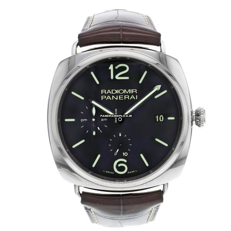 Ideal Copy Panerai Radiomir 8 Days Gmt 45mm Titanium Case Mens/unisex Manual Winding Watch