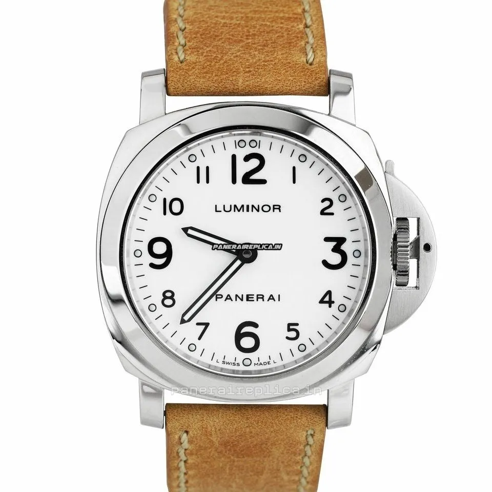 Well Made Replica Panerai Luminor Base 44mm Steel Case Mens/unisex Manual Winding Watch