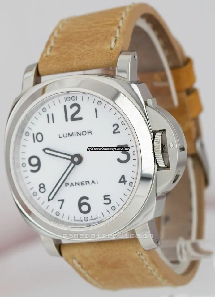 Alternative view of Well Made Replica Panerai Luminor Base 44mm Steel Case Mens/unisex Manual Winding Watch