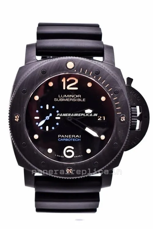 Neat Copy Panerai Luminor Submersible 47mm Carbon Case Mens/unisex Automatic Watch