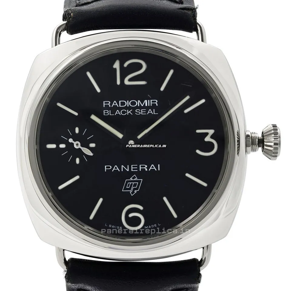 Alternative view of Distinctive Copies Panerai Radiomir Black Seal 45mm Steel Case Mens/unisex Automatic Watch