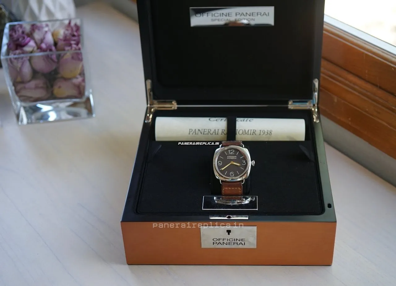 Alternative view of High-end Replicas Panerai Special Editions 47mm Steel Case Mens/unisex Manual Winding Watch