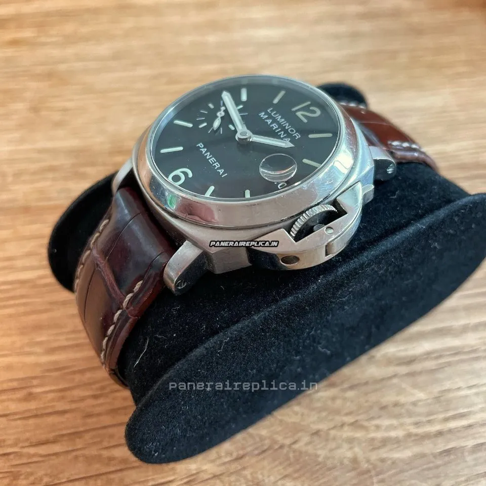 Alternative view of Wholesale Copies Panerai Luminor Marina 40mm Steel Case Mens/unisex Automatic Watch