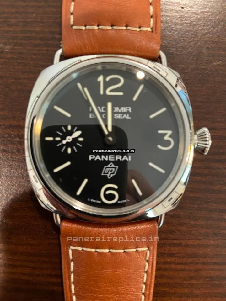 Alternative view of Offering Fake Panerai Radiomir Black Seal 45mm Steel Case Mens/unisex Manual Winding Watch