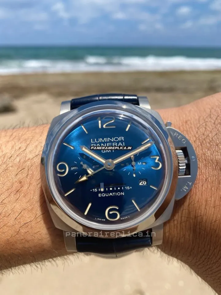 Stylish Fakes Panerai Luminor 1950 47mm Titanium Case Mens/unisex Manual Winding Watch