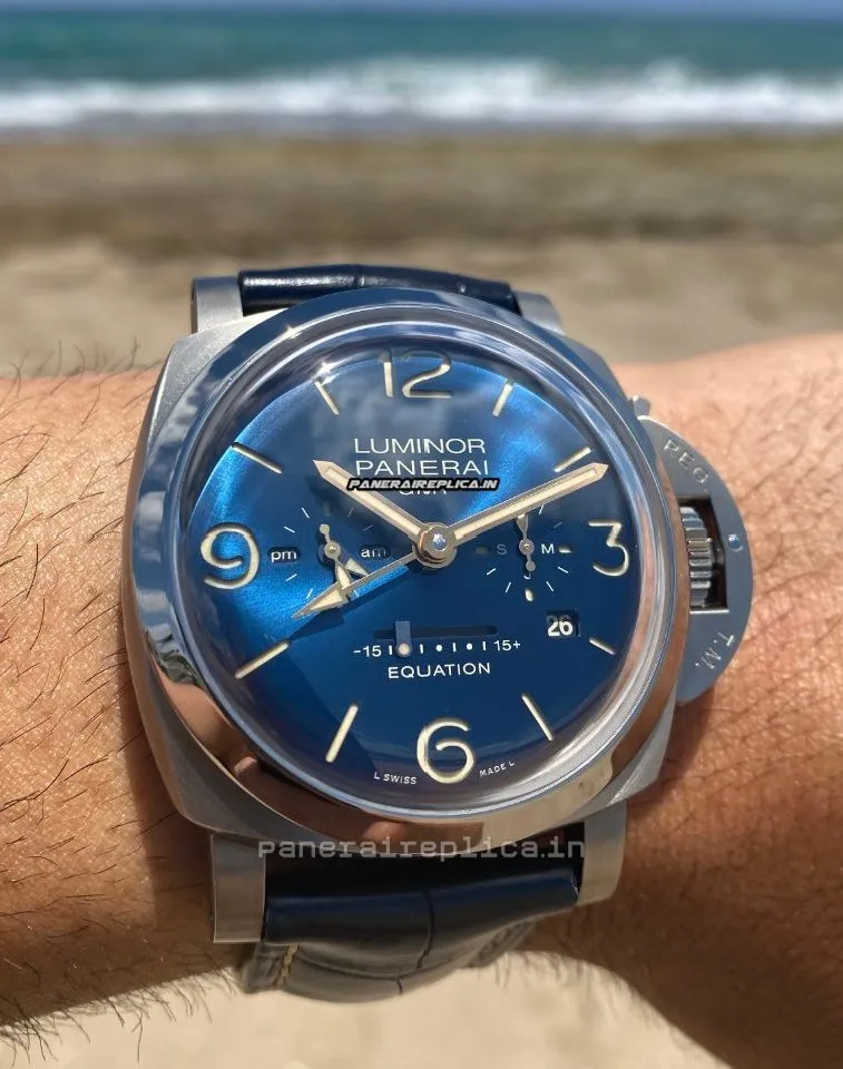 Alternative view of Stylish Fakes Panerai Luminor 1950 47mm Titanium Case Mens/unisex Manual Winding Watch
