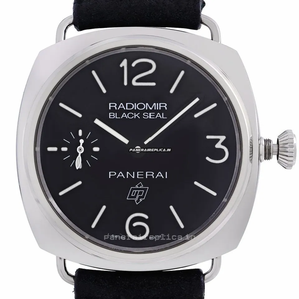 Alternative view of Discount Replica Panerai Radiomir Black Seal 45mm Steel Case Mens/unisex Manual Winding Watch
