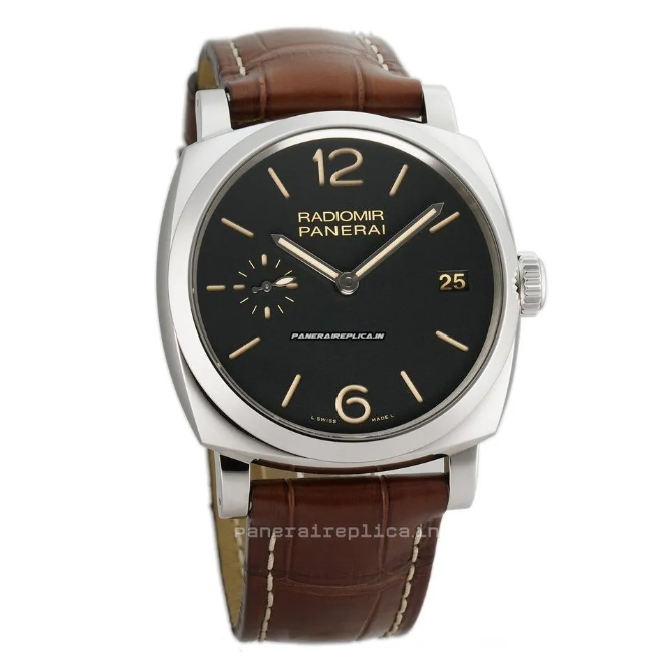 Alternative view of Awesome Replica Panerai Radiomir 1940 47x56mm Steel Case Manual Winding Watch