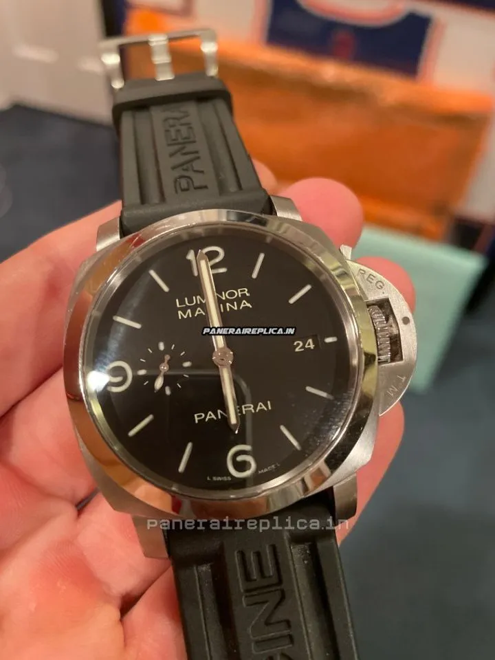 Alternative view of Attractive Replica Panerai Luminor Marina 44mm Steel Case Mens/unisex Automatic Watch