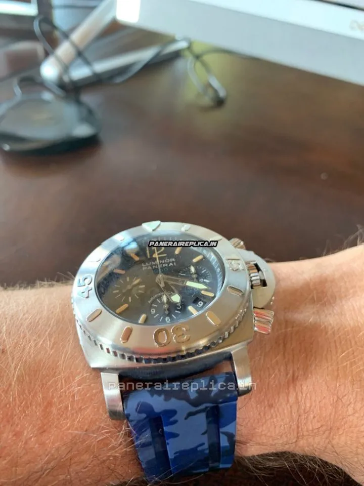 Alternative view of Reliable Fakes Panerai Special Editions 47mm Steel Case Mens/unisex Automatic Watch