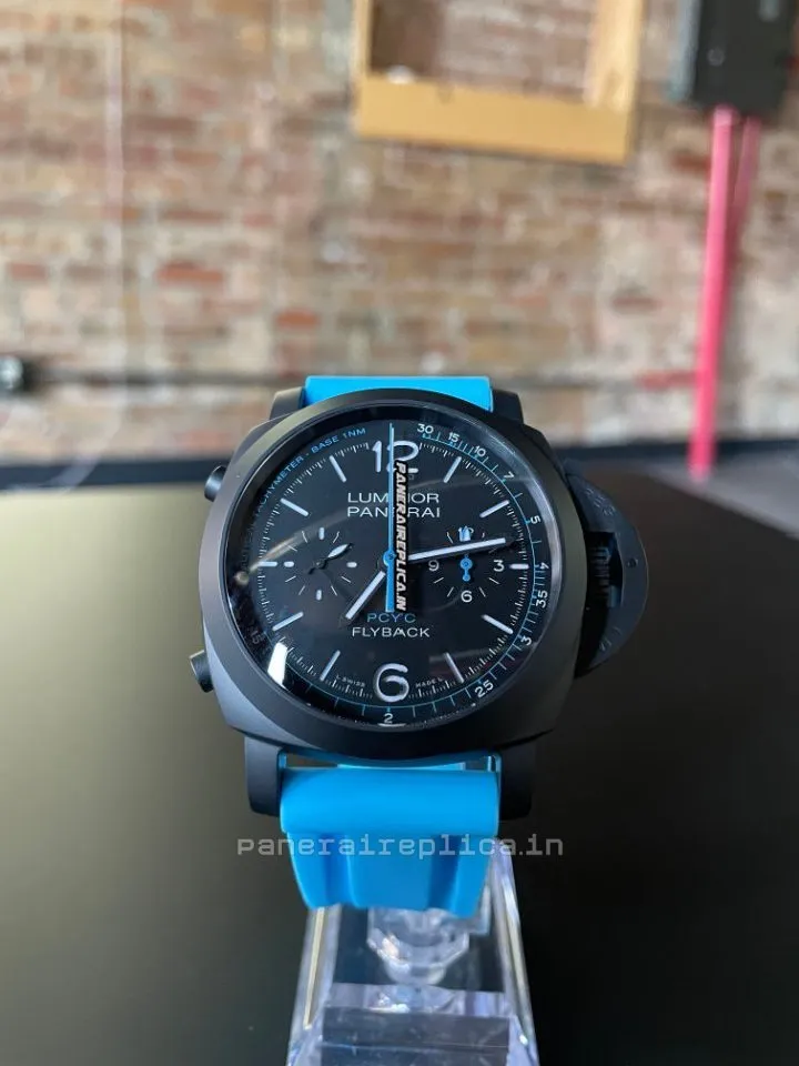 Alternative view of Fabulous Imitation Panerai Luminor 44mm Ceramic Case Mens/unisex Automatic Watch