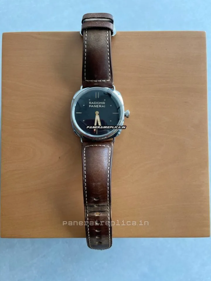 Alternative view of Defect Copies Panerai Radiomir 3 Days Gmt 47mm Steel Case Mens/unisex Manual Winding Watch