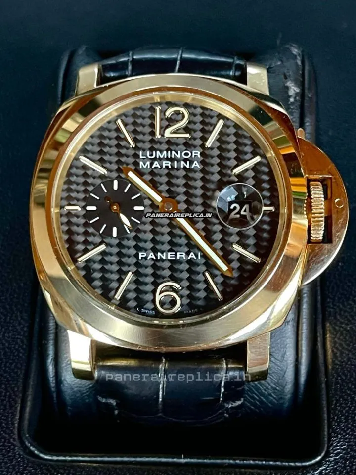 Affordable Replica Panerai Luminor Marina 44mm Yellow Gold Case Mens/unisex Automatic Watch
