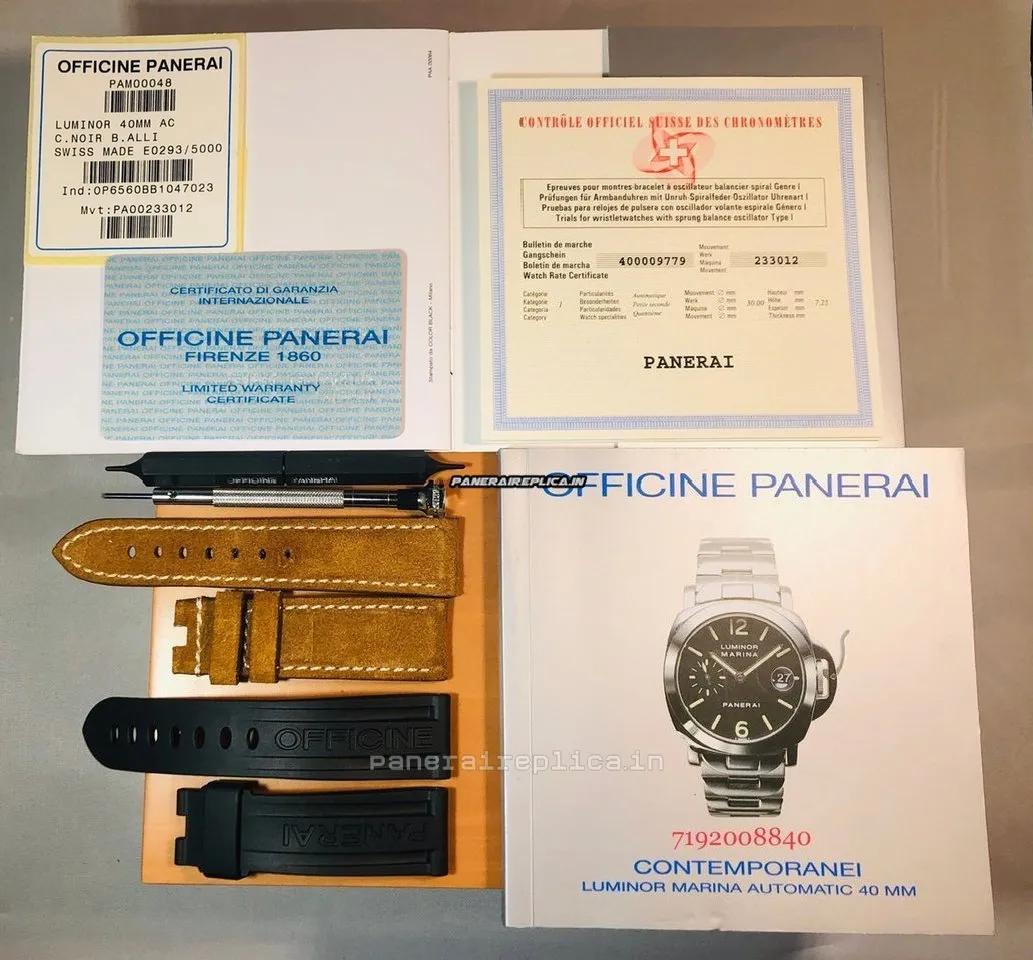 Alternative view of Fabulous Fake Panerai Luminor Marina Mens/unisex Automatic Watch