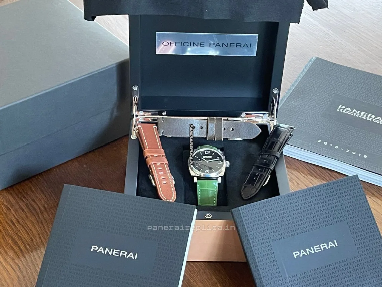 Alternative view of Great Knockoff Panerai Radiomir 1940 42mm Steel Case Mens/unisex Manual Winding Watch
