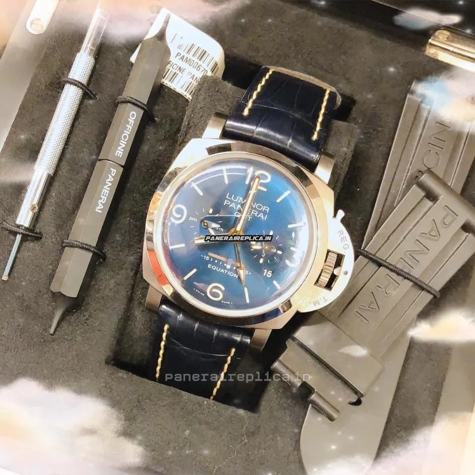 Quality Fake Panerai Luminor 1950 47mm Titanium Case Mens/unisex Manual Winding Watch