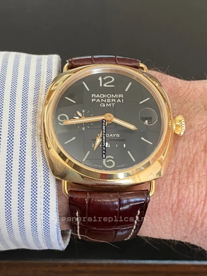 Alternative view of Reliable Replicas Panerai Special Editions 45mm Rose Gold Case Mens/unisex Automatic Watch