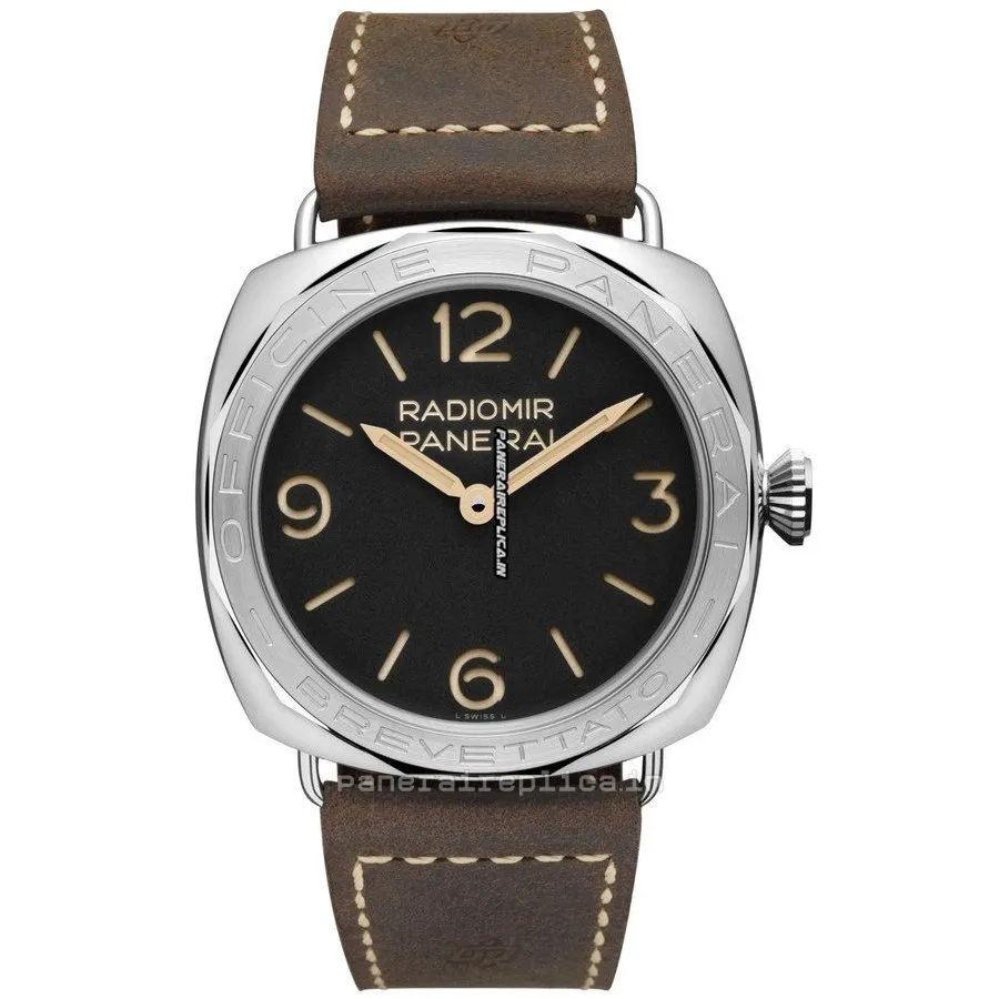 Design Knockoff Panerai Special Editions 47mm Steel Case Mens/unisex Manual Winding Watch
