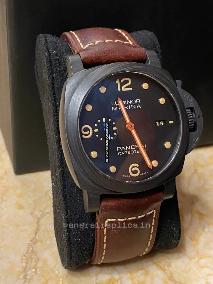Marvellous Replica Panerai Luminor Marina 44mm Carbon Case Mens/unisex Automatic Watch