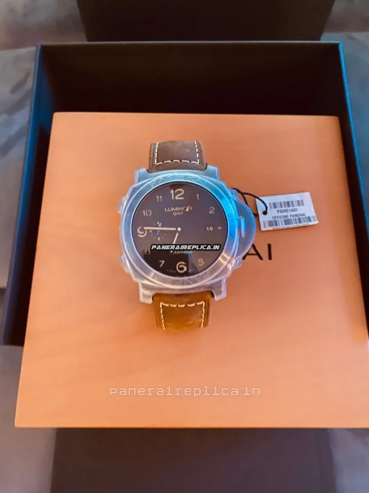 Alternative view of Design Fake Panerai Luminor 1950 44mm Ceramic Case Mens/unisex Automatic Watch