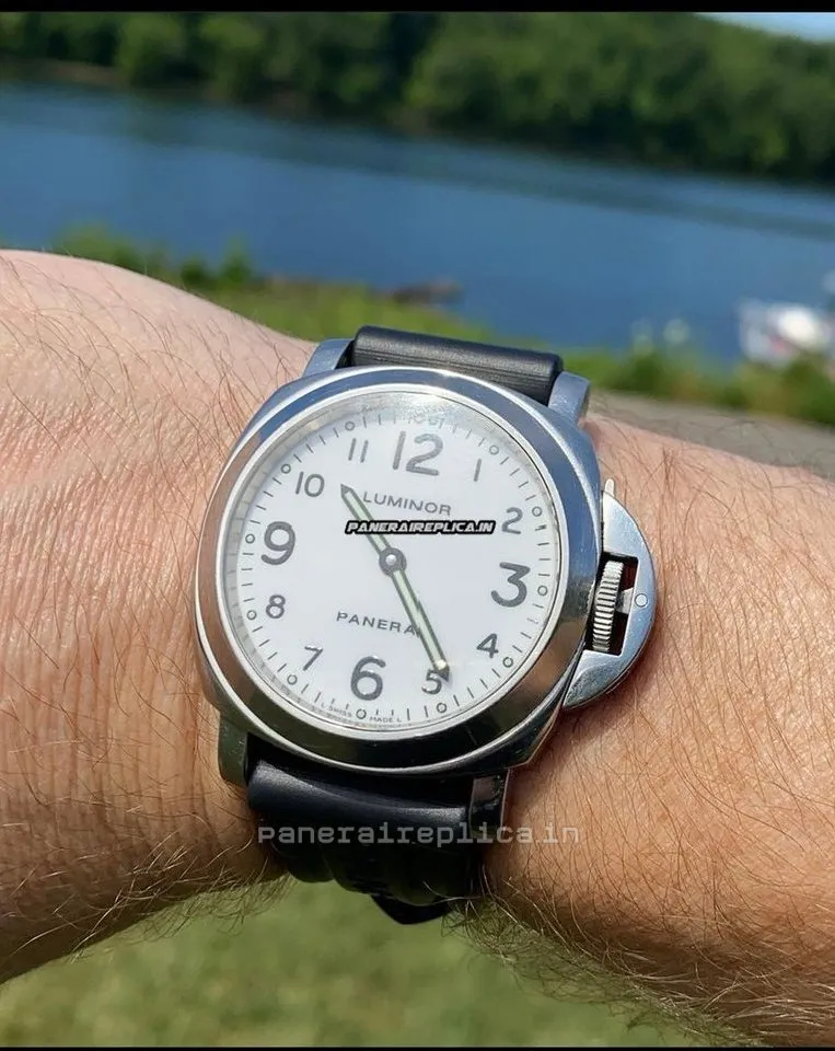 1:1 Clone Panerai Luminor Base 44mm Steel Case Mens/unisex Manual Winding Watch