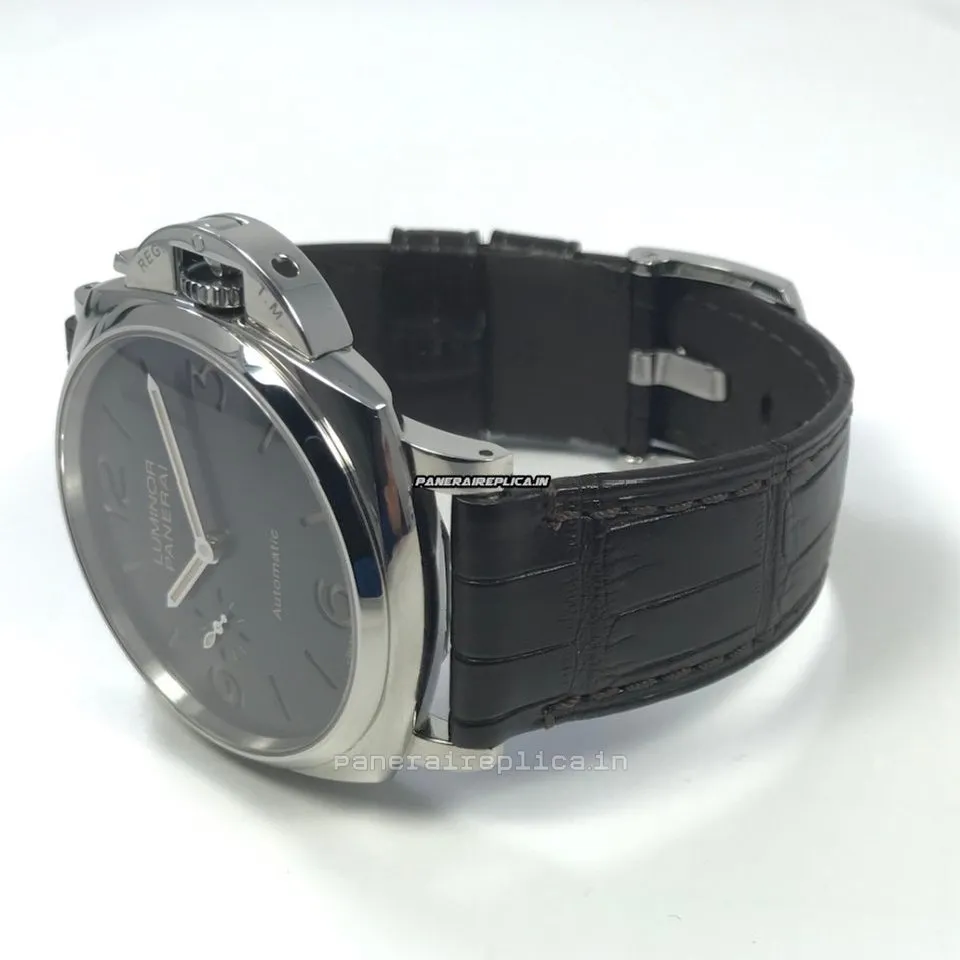 Alternative view of Superior Knockoff Panerai Luminor Due 45mm Steel Case Mens/unisex Automatic Watch