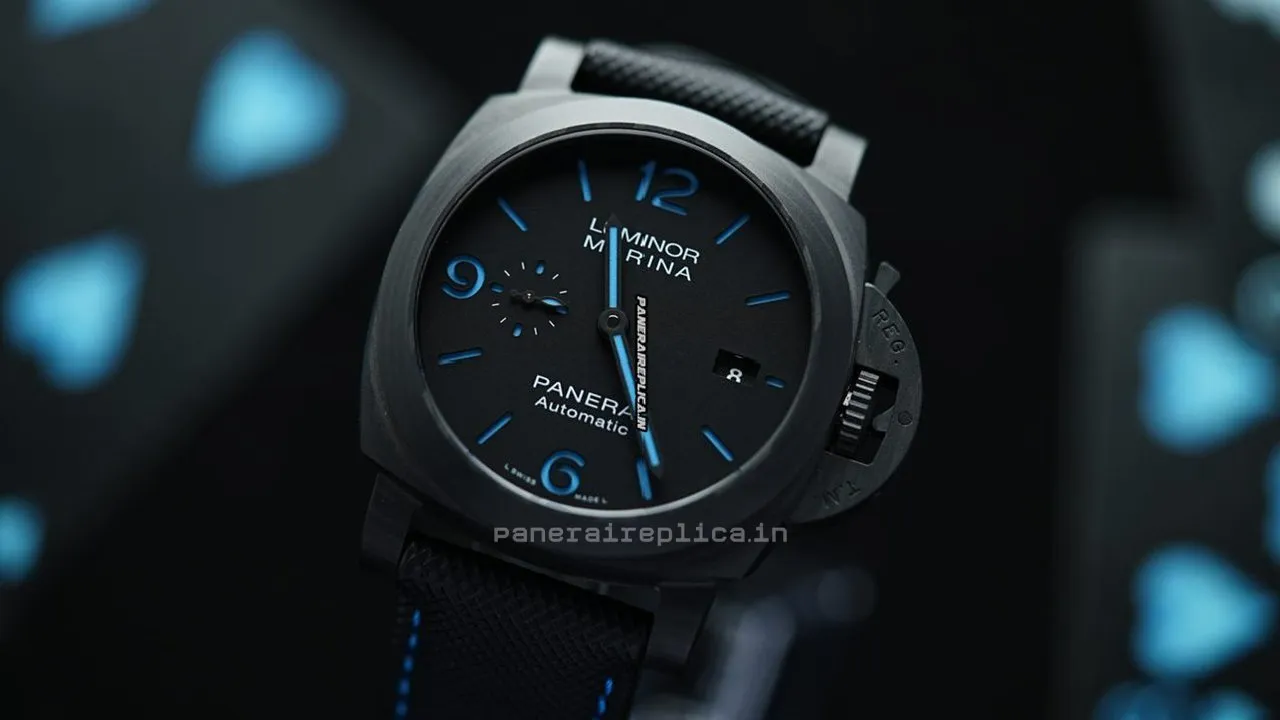 Alternative view of Defect Replica Panerai Panerai Watches 44mm Carbon Case Mens/unisex Automatic Watch
