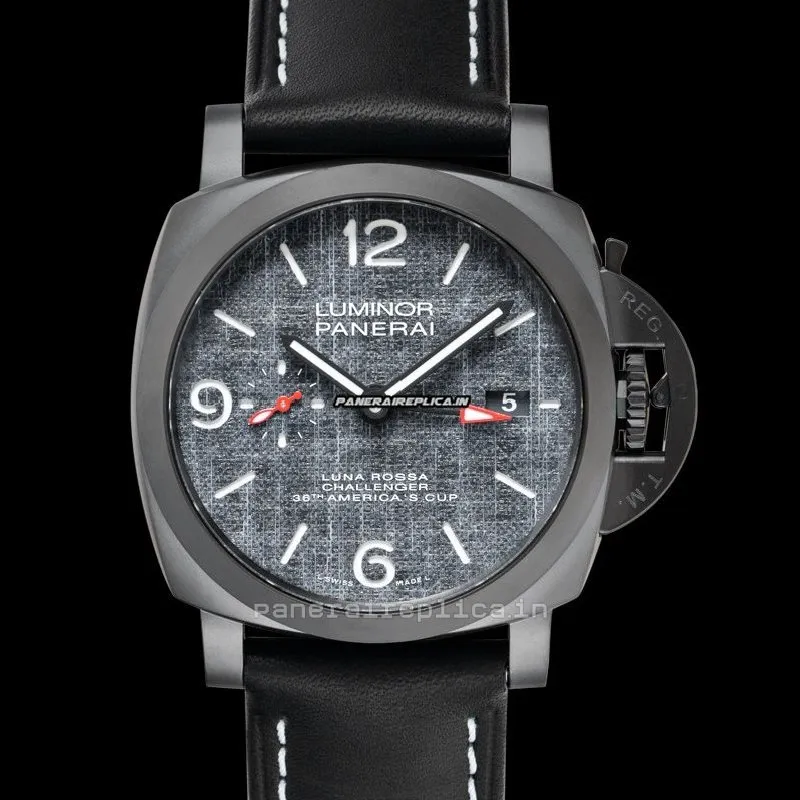 Stylish Imitation Panerai Luminor Gmt Automatic 44mm Titanium Case Mens/unisex Automatic Watch
