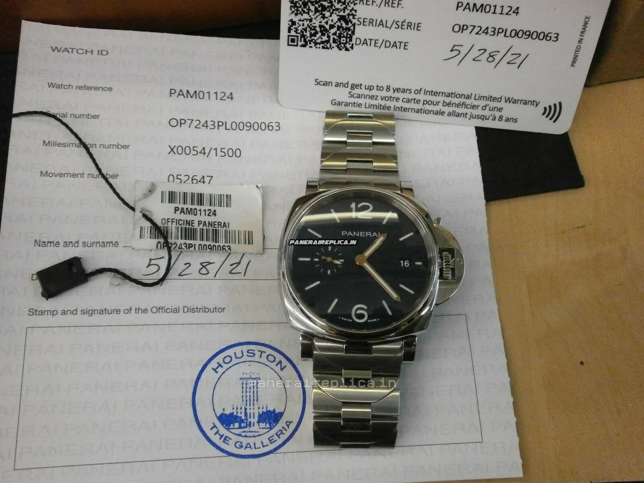 Alternative view of High Quality Knockoff Panerai Panerai Watches 42mm Steel Case Mens/unisex Automatic Watch