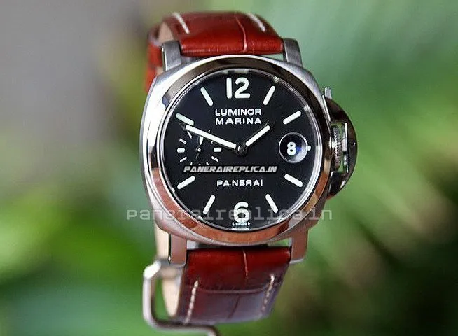Alternative view of Inexpensive Clone Panerai Luminor Marina Automatic Watch