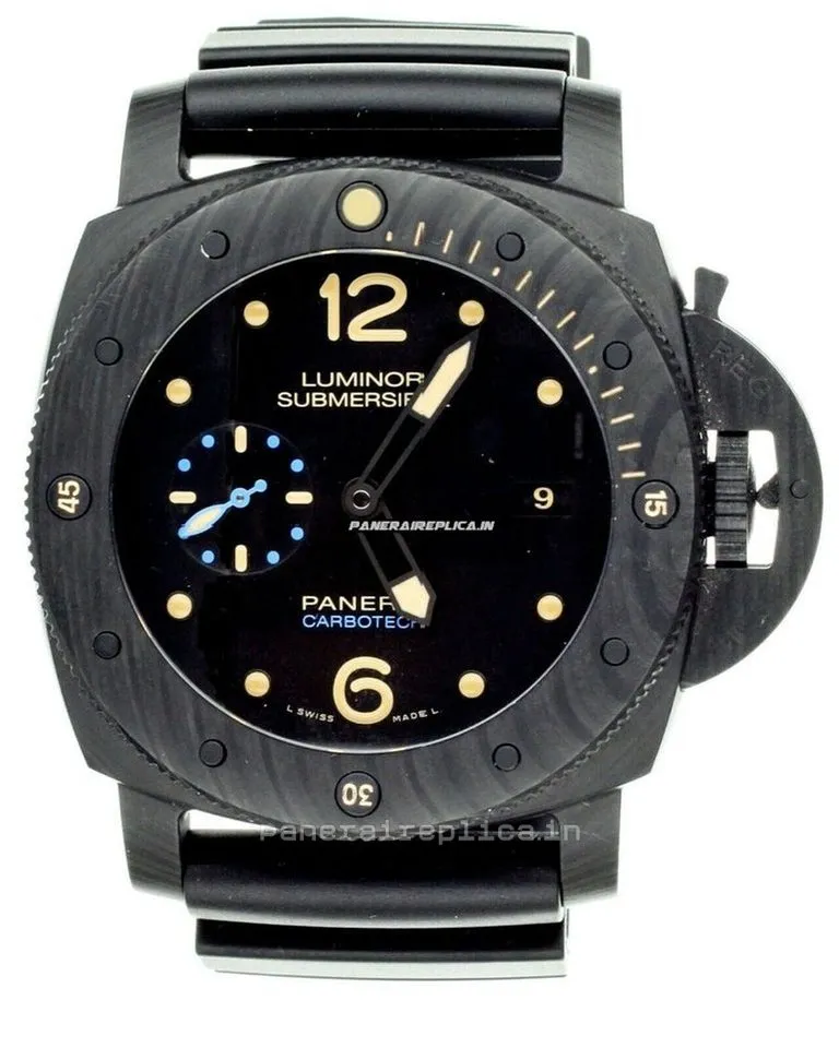 Marvellous Fake Panerai Luminor Submersible 47mm Carbon Case Mens/unisex Automatic Watch
